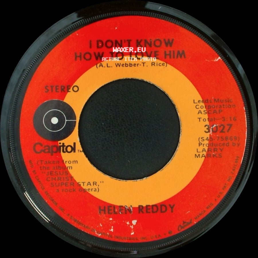 Helen Reddy - I Don't Know How To Love Him / I Believe In Music side A