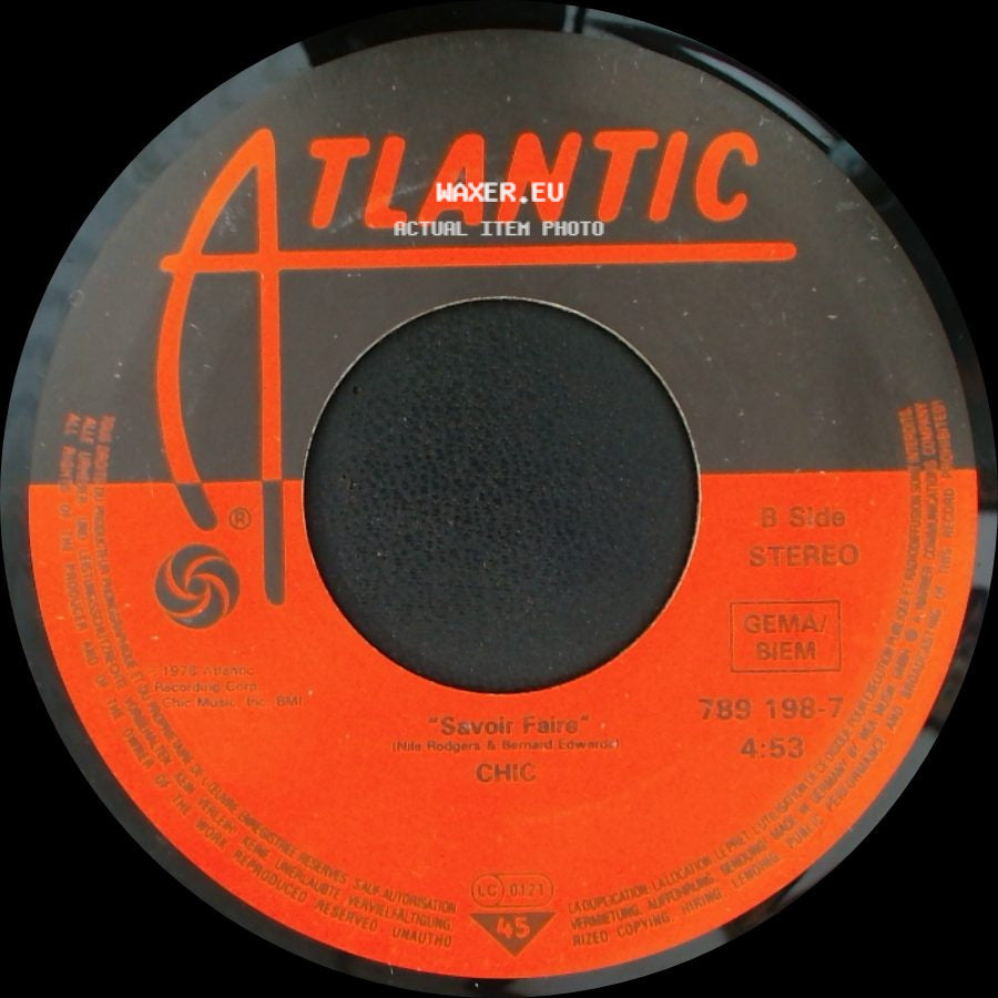 Chic - Jack Le Freak / Savoir Faire side B
