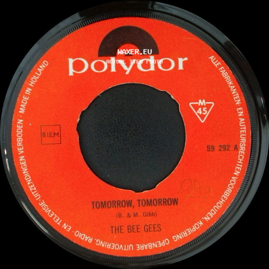 The Bee Gees - Tomorrow, Tomorrow / Sun In My Morning side A