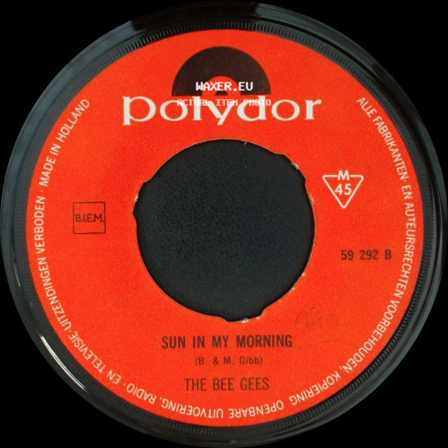The Bee Gees - Tomorrow, Tomorrow / Sun In My Morning side B
