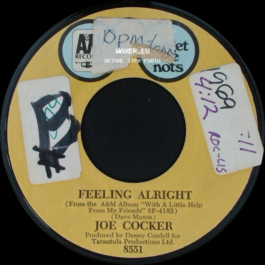Joe Cocker - Black-Eyed Blues / Feeling Alright side B