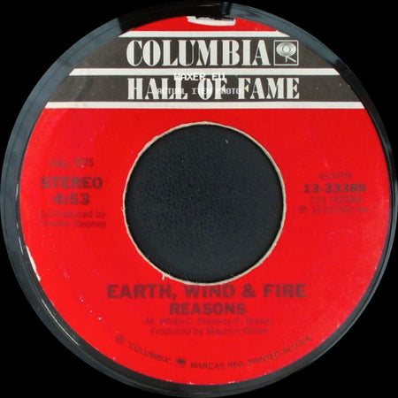 Earth, Wind & Fire - Reasons / After The Love Has Gone side A
