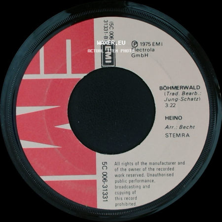 Heino - Böhmerwald / Die Schwarze Barbara side A