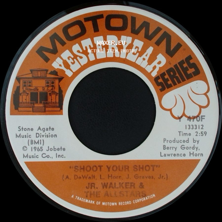 Jr. Walker & The Allstars - Pucker Up Buttercup / Shoot Your Shot side B