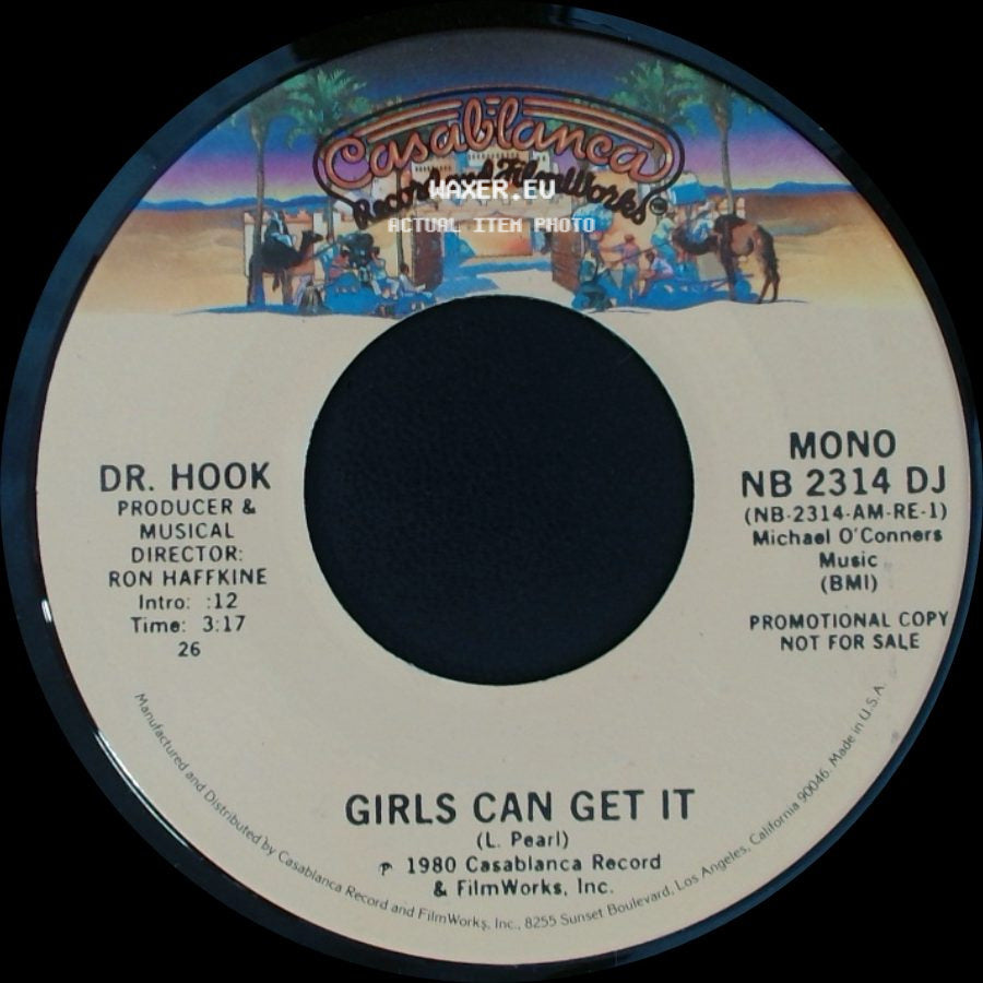 Dr. Hook - Girls Can Get It / Girls Can Get It side A