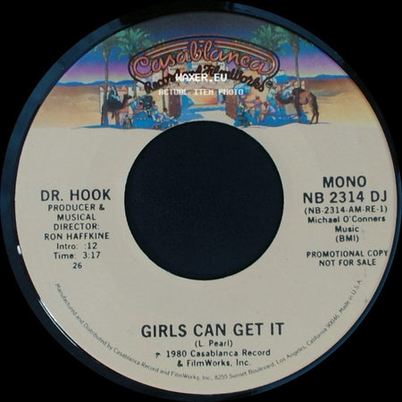 Dr. Hook - Girls Can Get It / Girls Can Get It side A