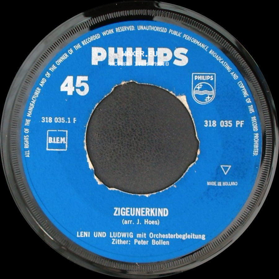 Leni Und Ludwig Mit Orchesterbegleitung / Leni Und Ludwig - Zigeunerkind / Schön Ist Die Jugend side A