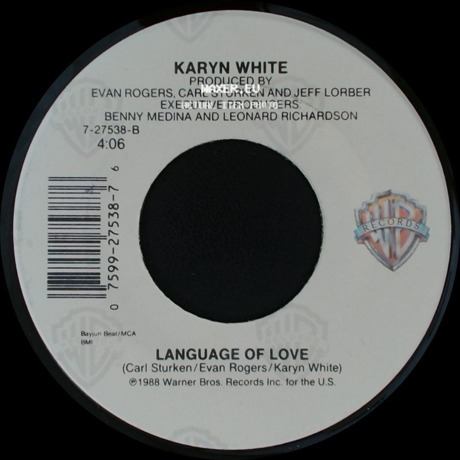Karyn White - Language Of Love / Love Saw It side A