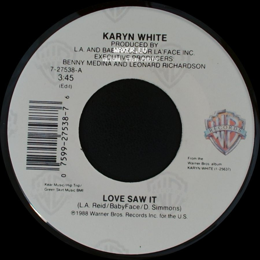 Karyn White - Language Of Love / Love Saw It side B