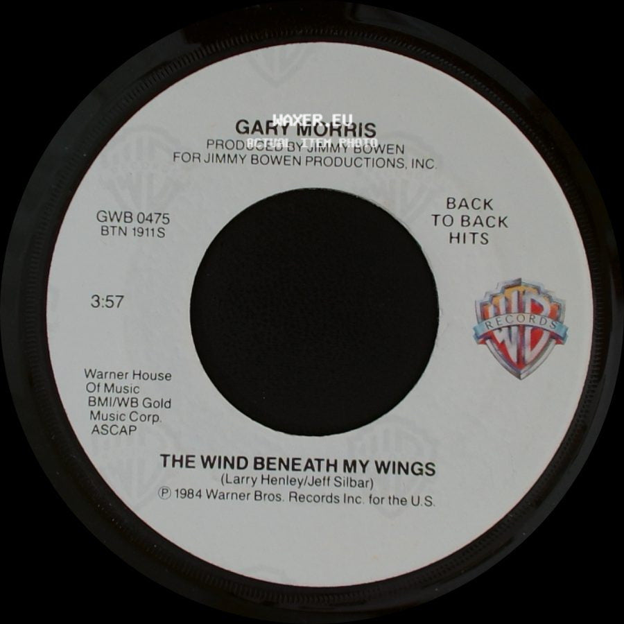 Gary Morris - Why Lady Why / The Wind Beneath My Wings side B