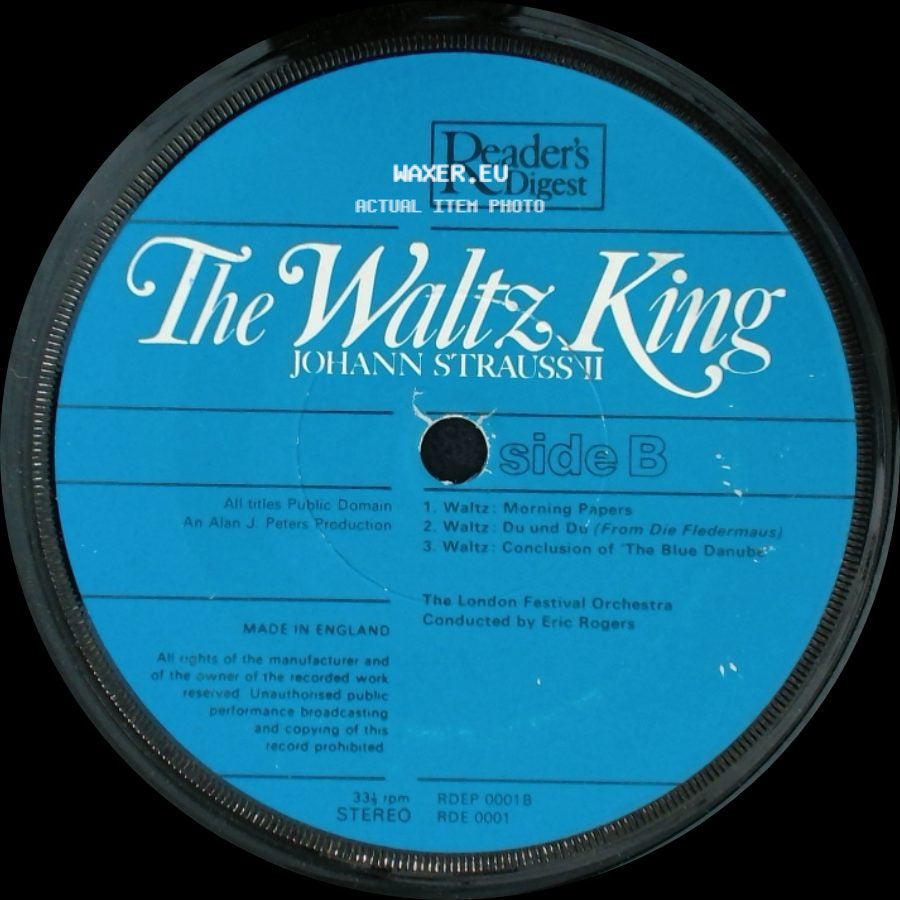 Johann Strauss Ii - The Waltz King / The Waltz King side B