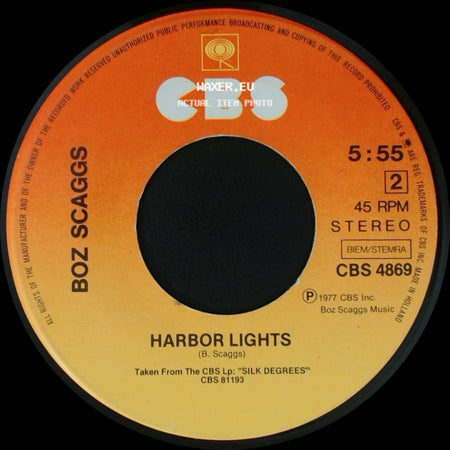 Boz Scaggs - What Can I Say / Harbor Lights side B