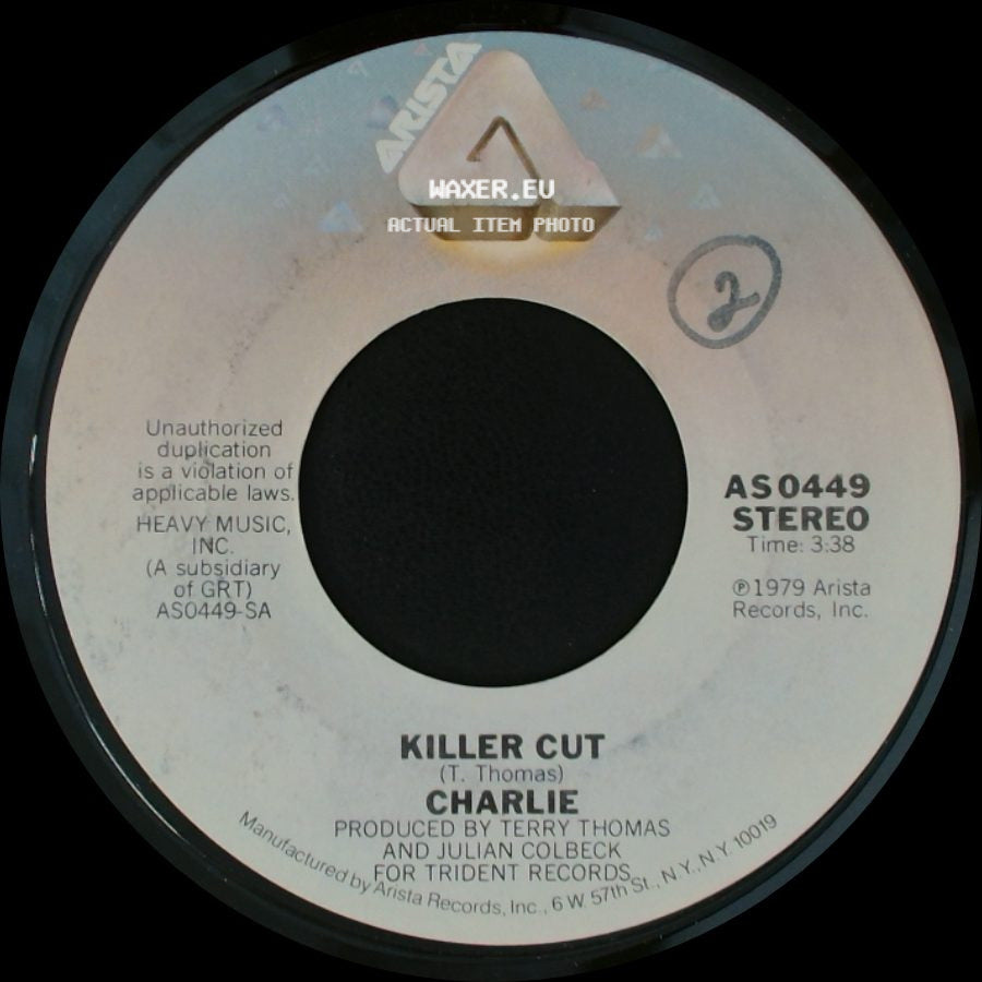 Charlie - The End Of It All / Killer Cut side B