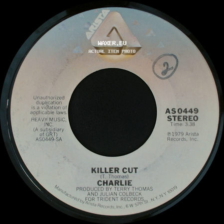 Charlie - The End Of It All / Killer Cut side B