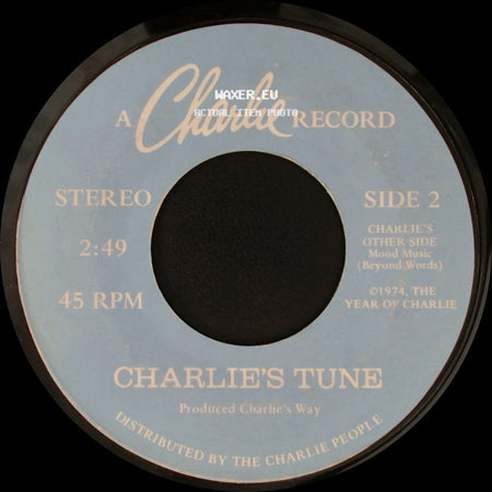 Unknown Artist - Charlie's Tune / Charlie's Tune side B