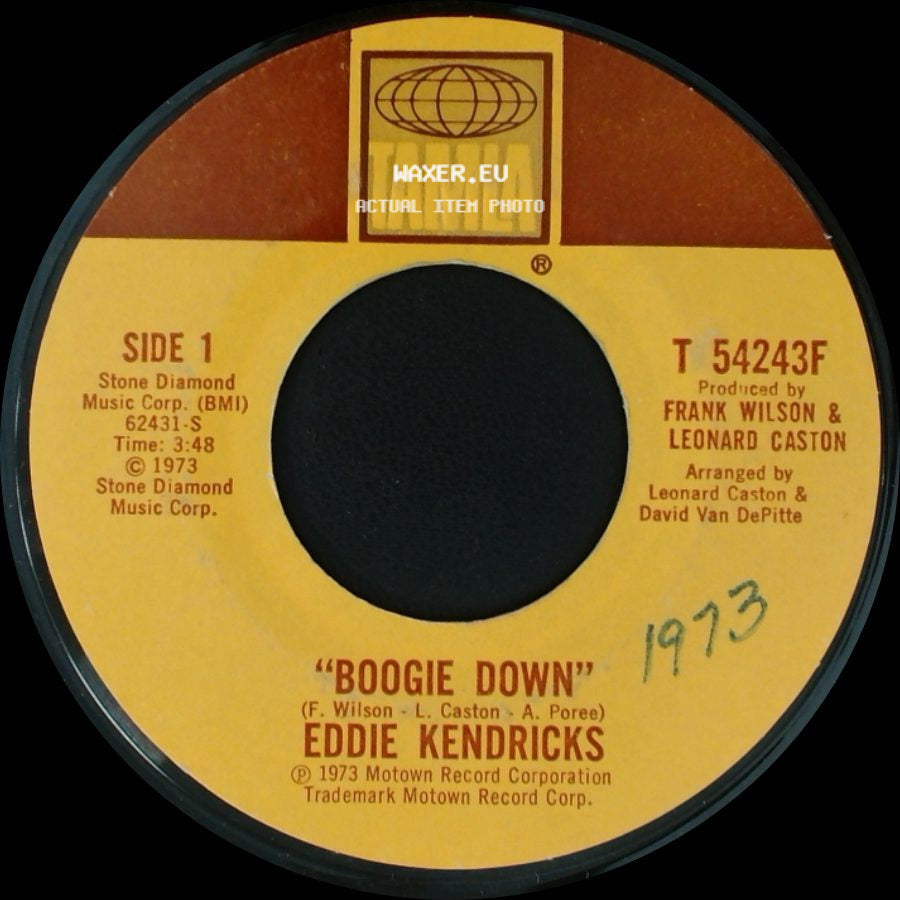 Eddie Kendricks - Boogie Down / Can't Help What I Am side A