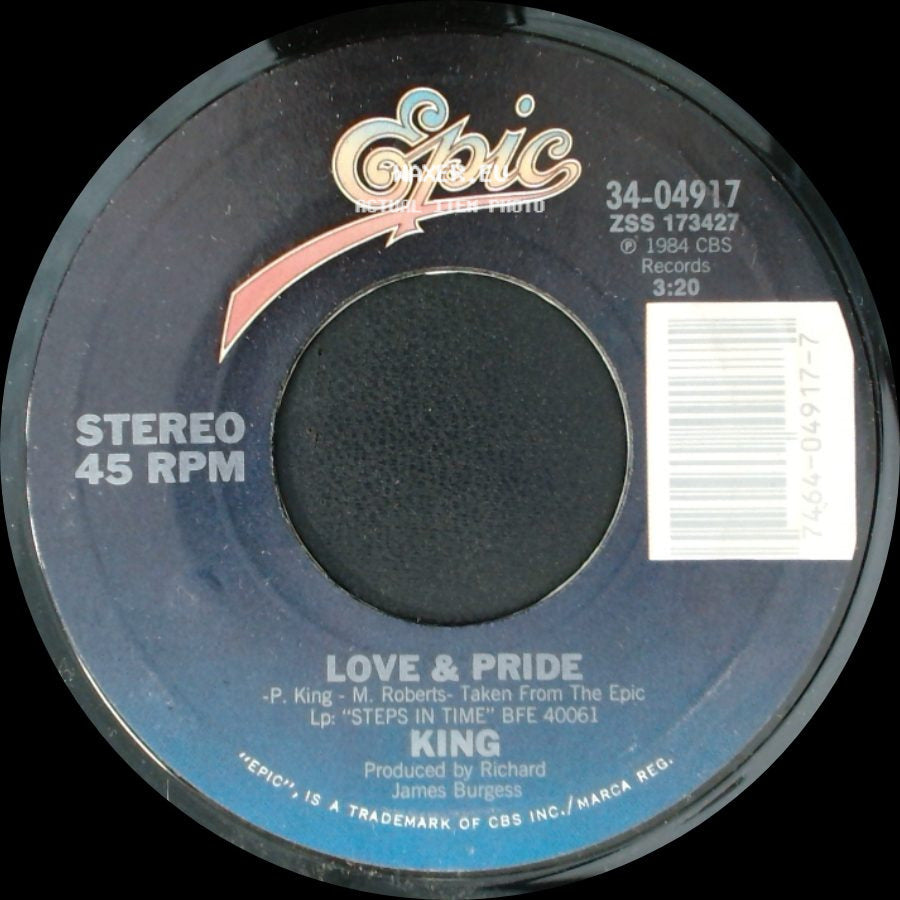 King - Love & Pride / Don't Stop side A