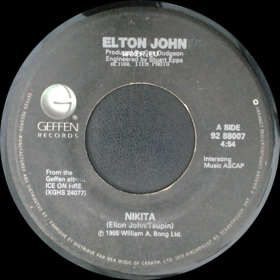 Elton John - Nikita / Restless side A