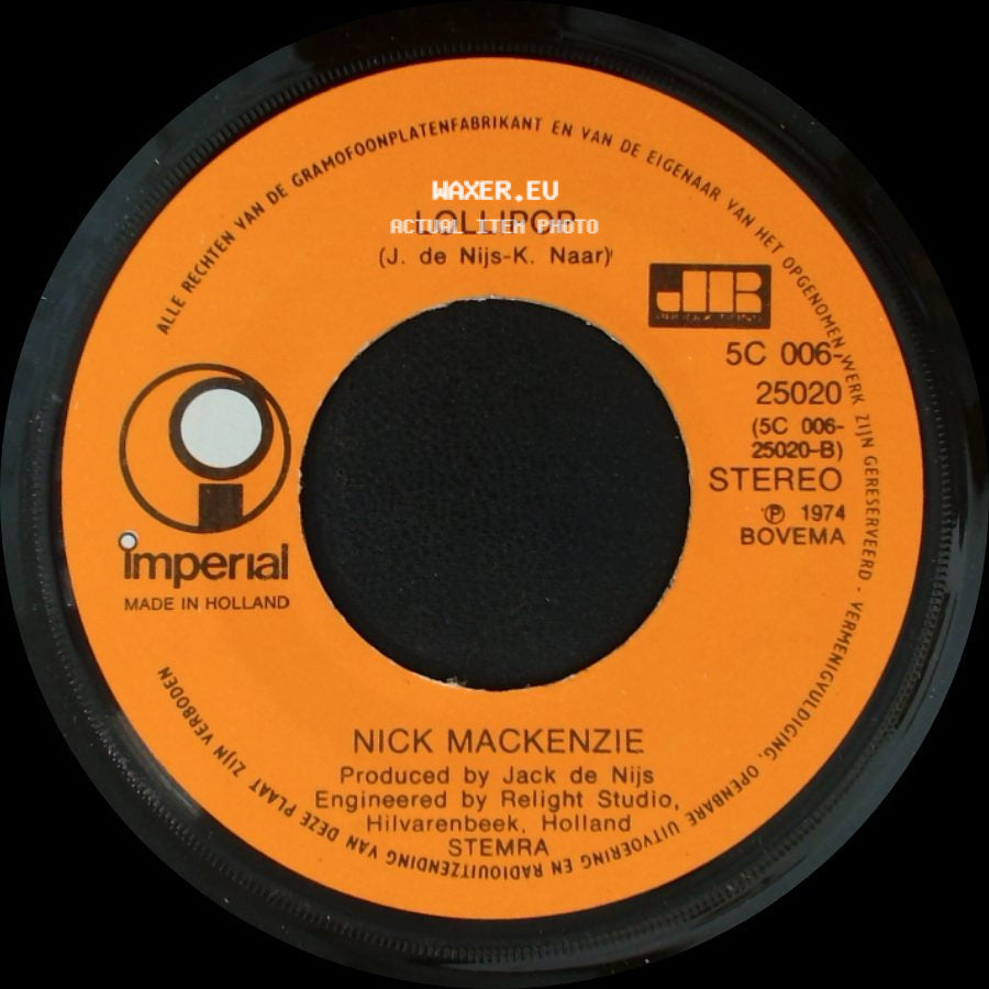 Nick Mackenzie - Lollipop / In Old Mexico side A