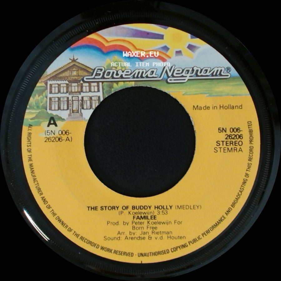 Familiee - The Story Of Buddy Holly (Medley) / When I Wake Up side A