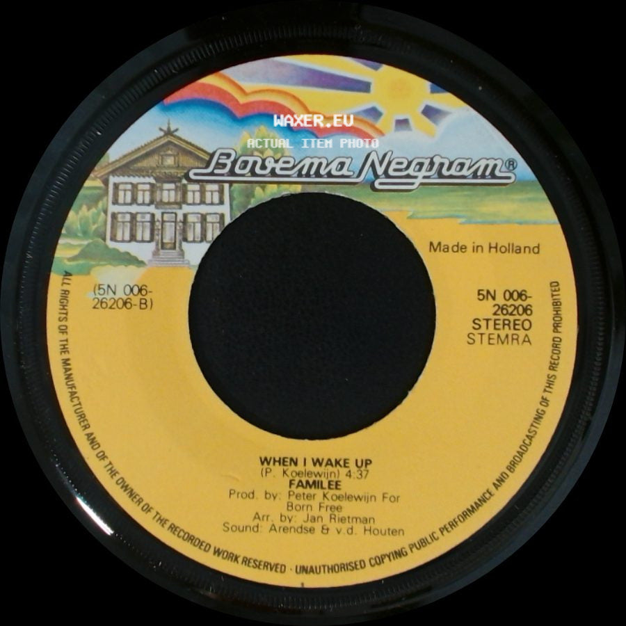 Familiee - The Story Of Buddy Holly (Medley) / When I Wake Up side B
