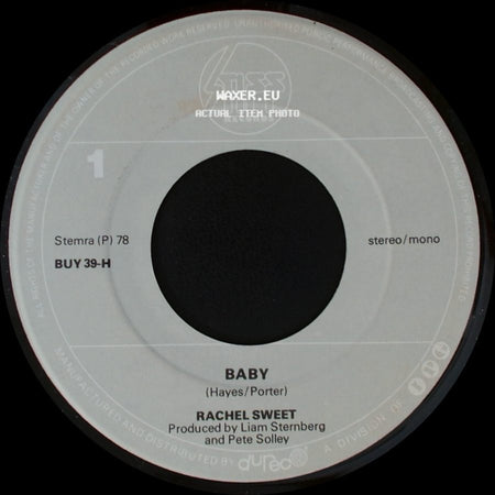 Rachel Sweet - Baby / Suspended Animation side A