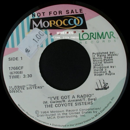 The Coyote Sisters - I've Got A Radio / I've Got A Radio side A