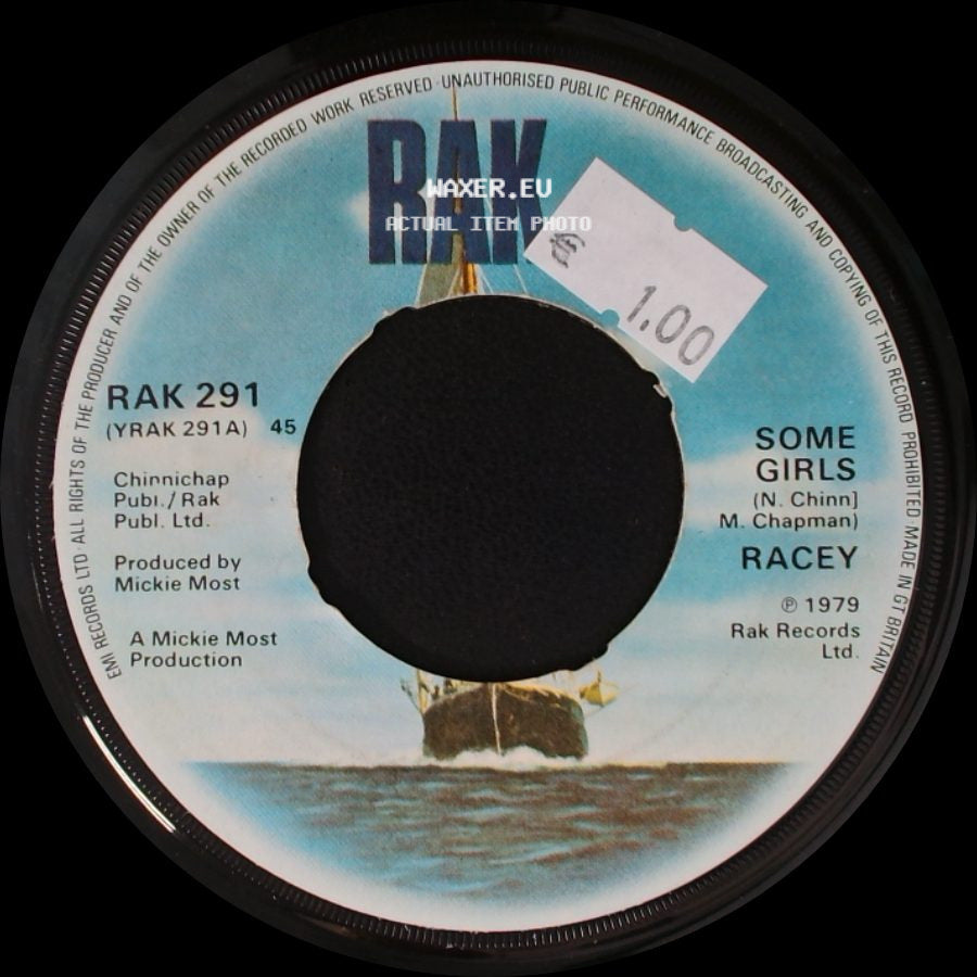 Racey - Fighting Chance / Some Girls side B
