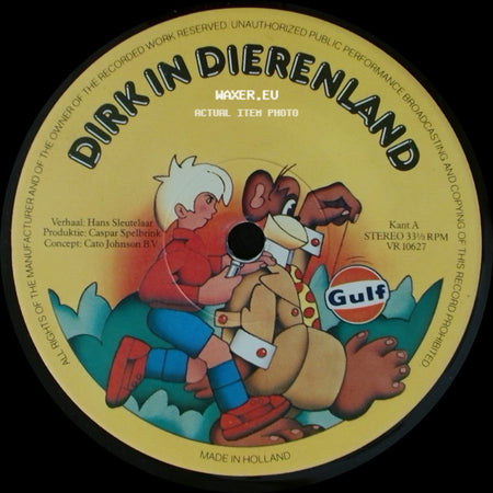 Dirk In Dierenland - Unknown Title A / Unknown Title B side A