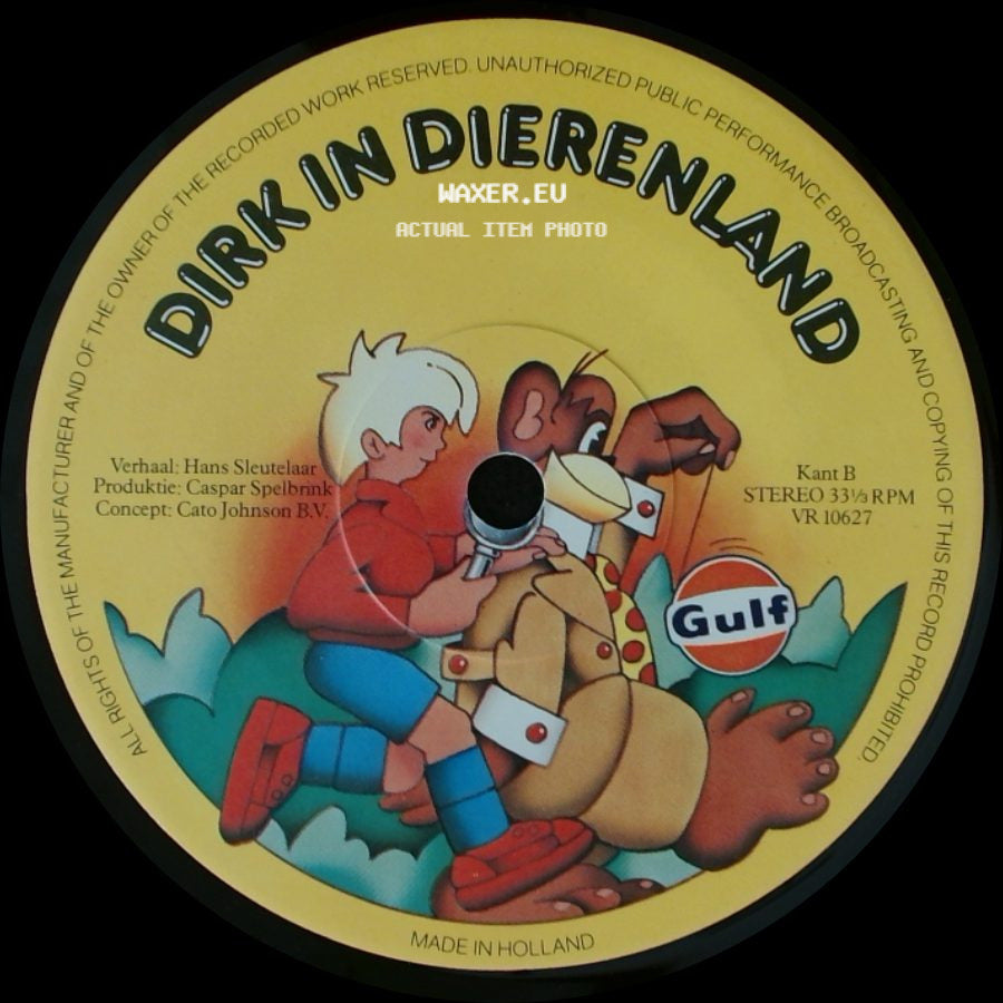 Dirk In Dierenland - Unknown Title A / Unknown Title B side B
