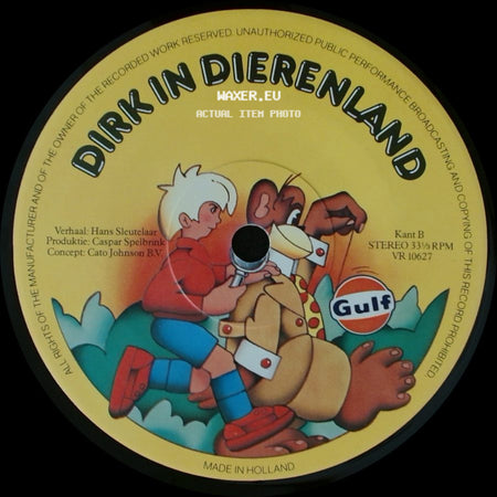 Dirk In Dierenland - Unknown Title A / Unknown Title B side B