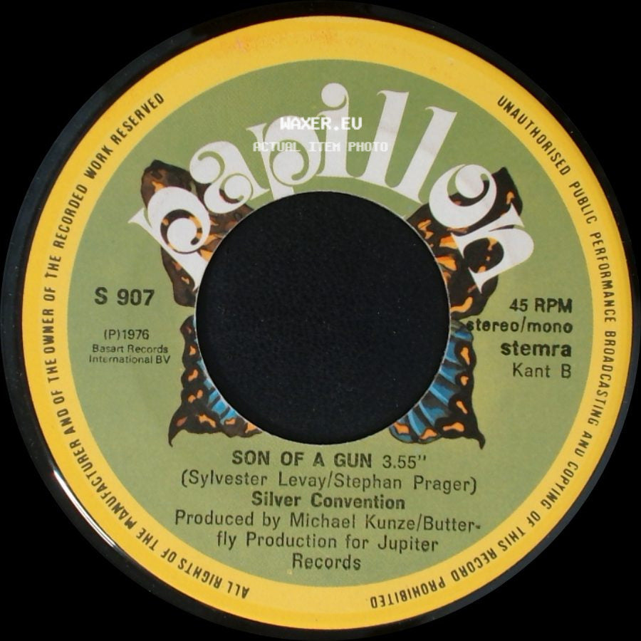 Silver Convention - Get Up And Boogie / Son Of A Gun side B