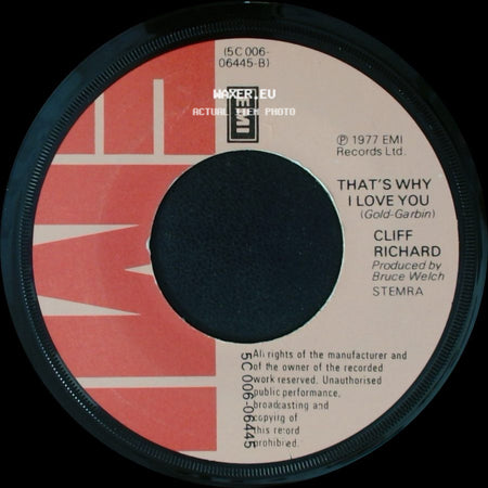 Cliff Richard - That's Why I Love You / When Two Worlds Drift Apart side A