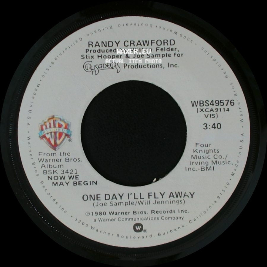 Randy Crawford - One Day I'll Fly Away / Tender Falls The Rain side A
