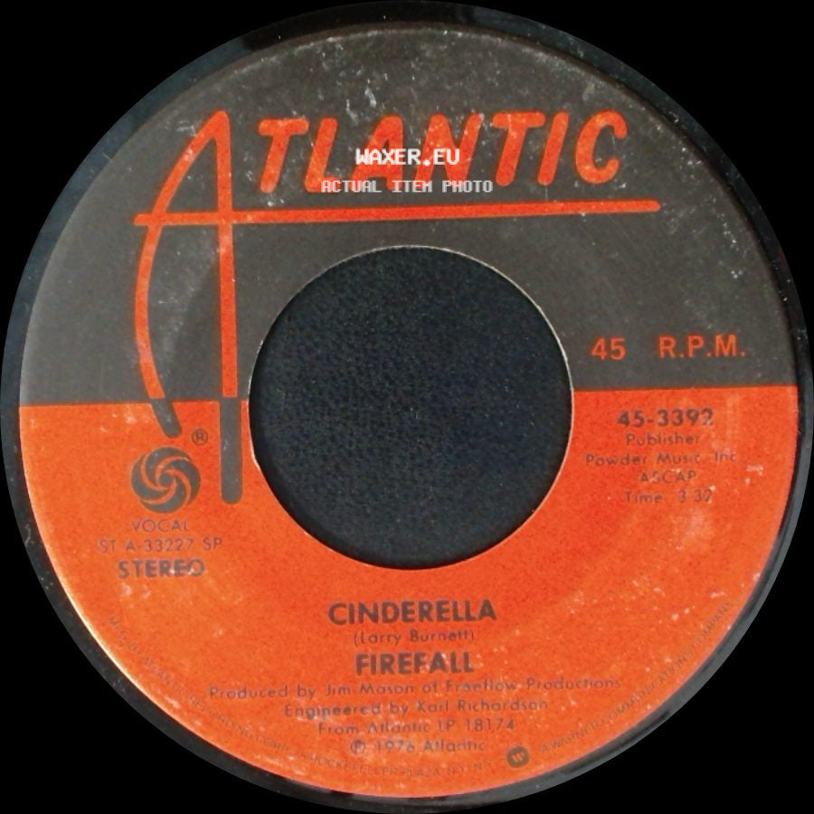 Firefall - Cinderella / Dolphin's Lullaby side A