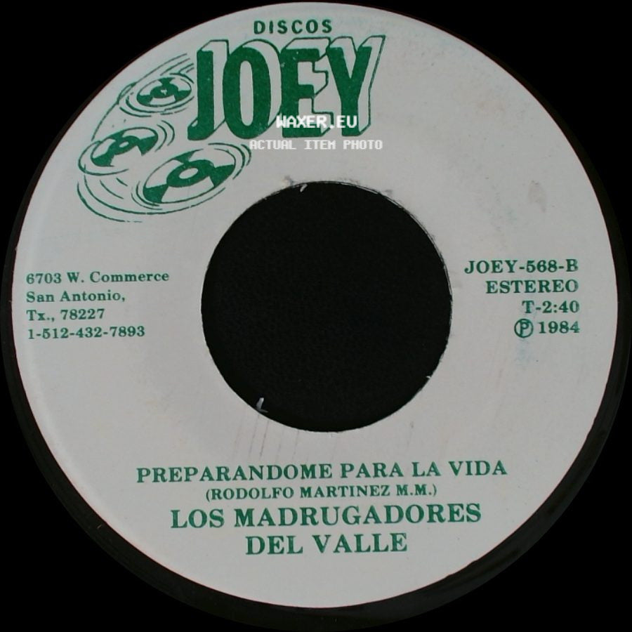 Los Madrugadores Del Valle - Caminando Al Oriente / Preparandome Para La Vida side B