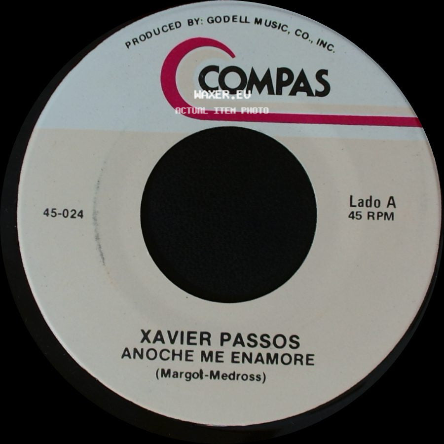 Xavier Passos - Anoche Me Enamore / Año Nuevo Vida Nueva side A