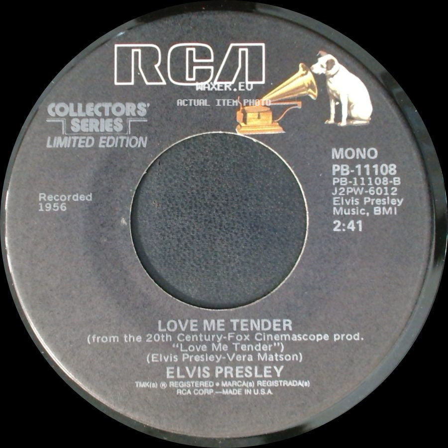 Elvis Presley - Anyway You Want Me (That's How I Will Be) / Love Me Tender side B
