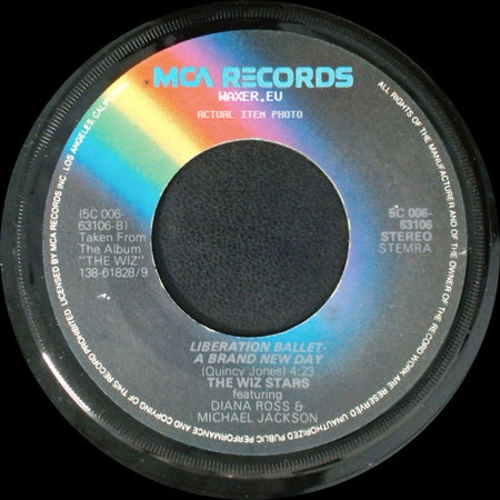 The Wiz Stars Featuring Diana Ross & Michael Jackson / The W - Liberation Ballet - A Brand New Day / A Brand side A