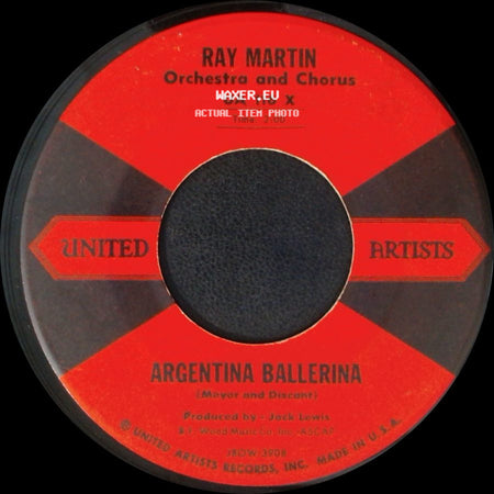 Ray Martin Orchestra And Chorus / Ray Martin - Spring In Spain / Argentina Ballerina side B