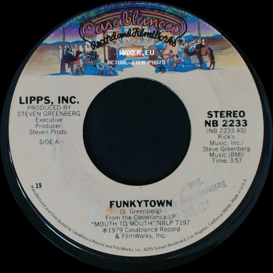 Lipps, Inc. - Funkytown / All Night Dancing side A