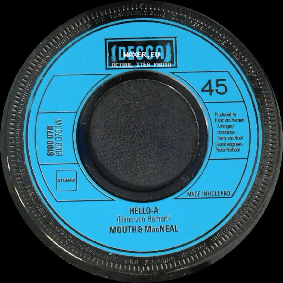 Mouth & Macneal - Talk A Little Louder / Hello-A side B