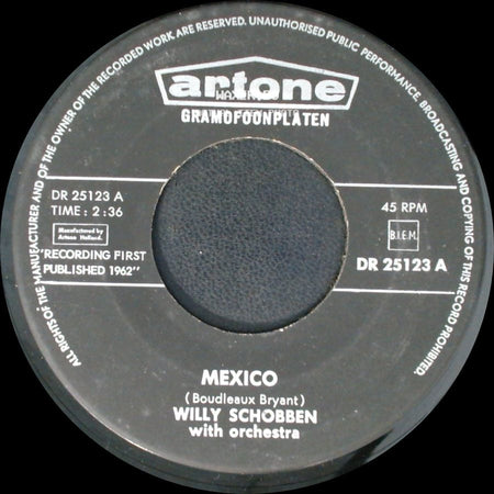 Willy Schobben - Mexico / Napoli side A
