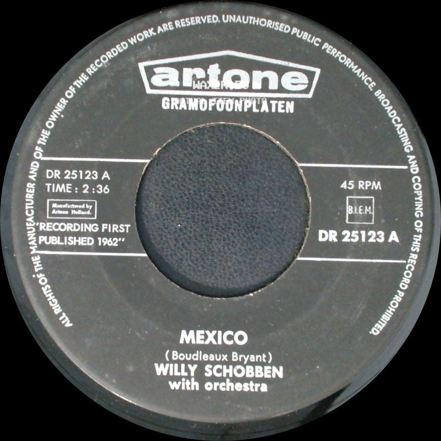 Willy Schobben - Mexico / Napoli side A