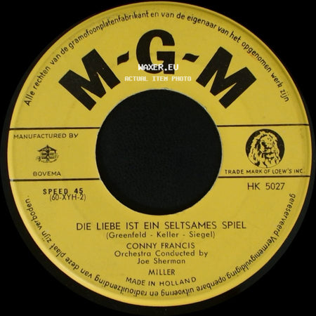 Conny Francis - Die Liebe Ist Ein Seltsames Spiel / Non Dimenticar side A
