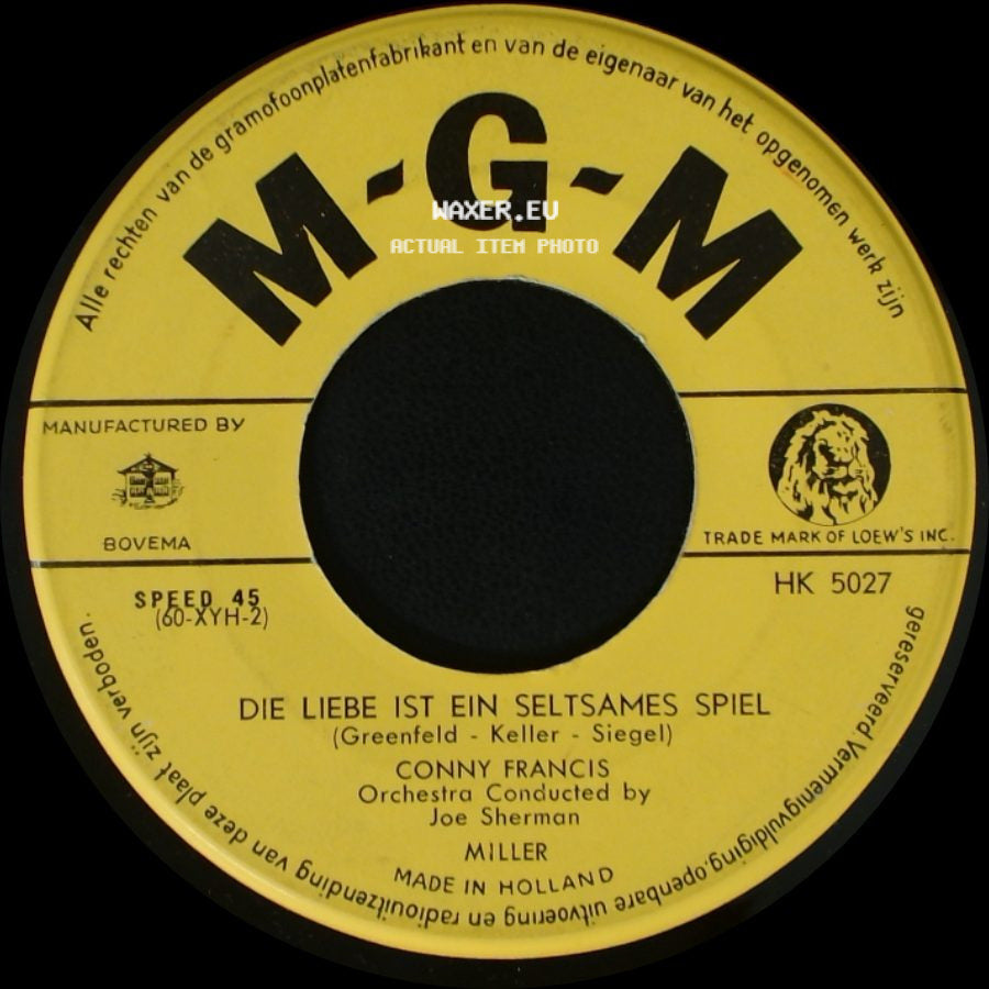 Conny Francis - Die Liebe Ist Ein Seltsames Spiel / Non Dimenticar side A