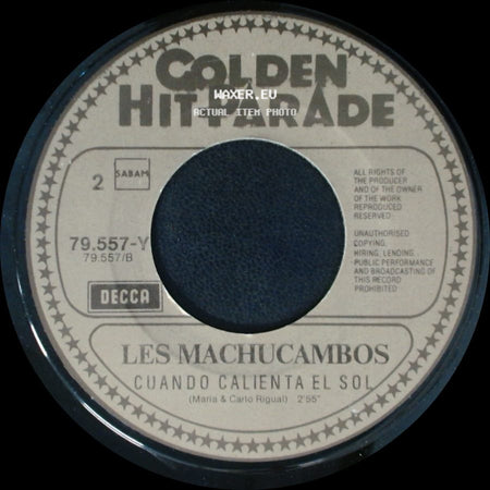 Les Machucambos - Pepito / Cuando Calienta El Sol side B