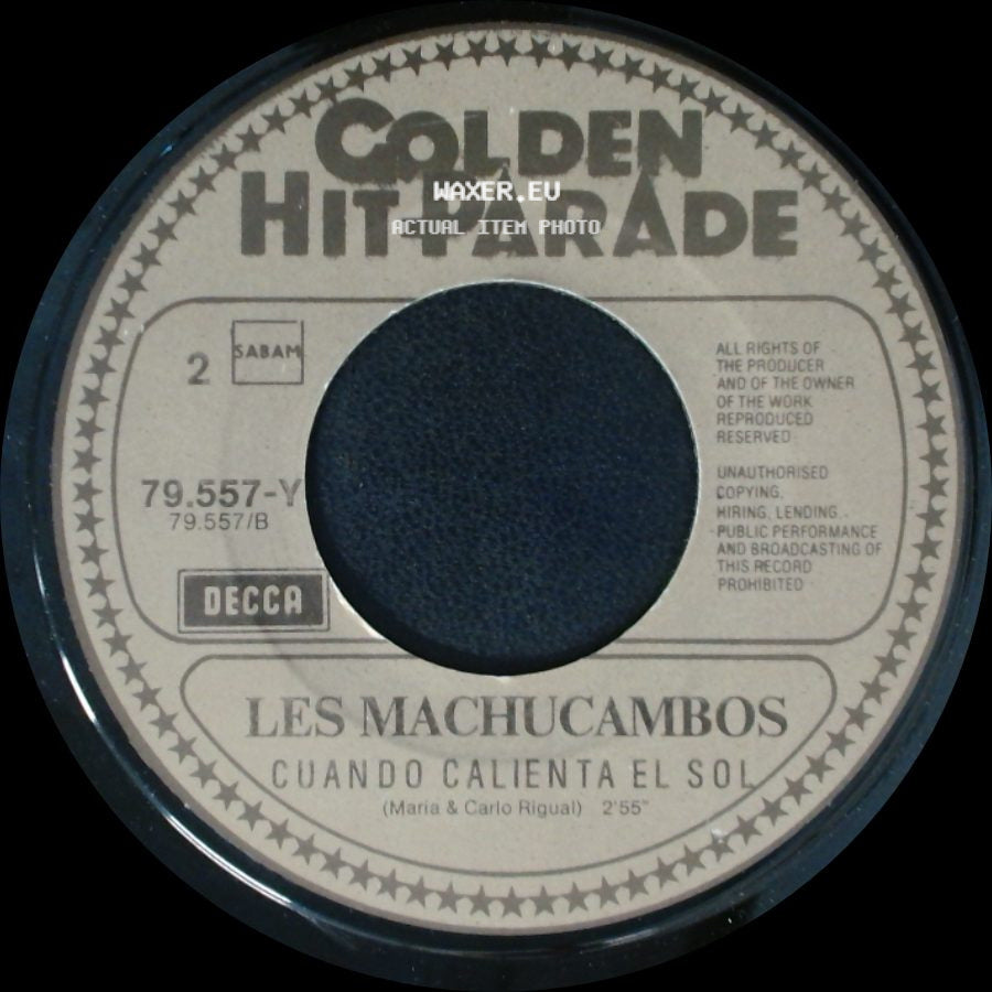 Les Machucambos - Pepito / Cuando Calienta El Sol side B