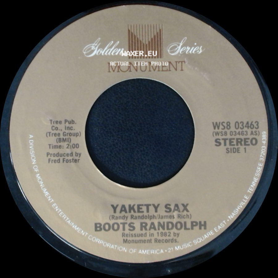 Boots Randolph - Yakety Sax / The Shadow Of Your Smile side A