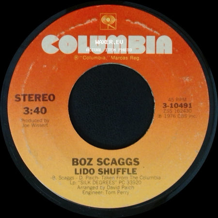 Boz Scaggs - Lido Shuffle / We're All Alone side A